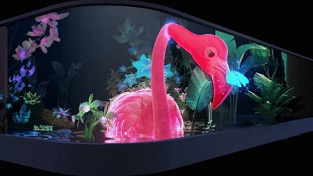 3D-экран для помещения 